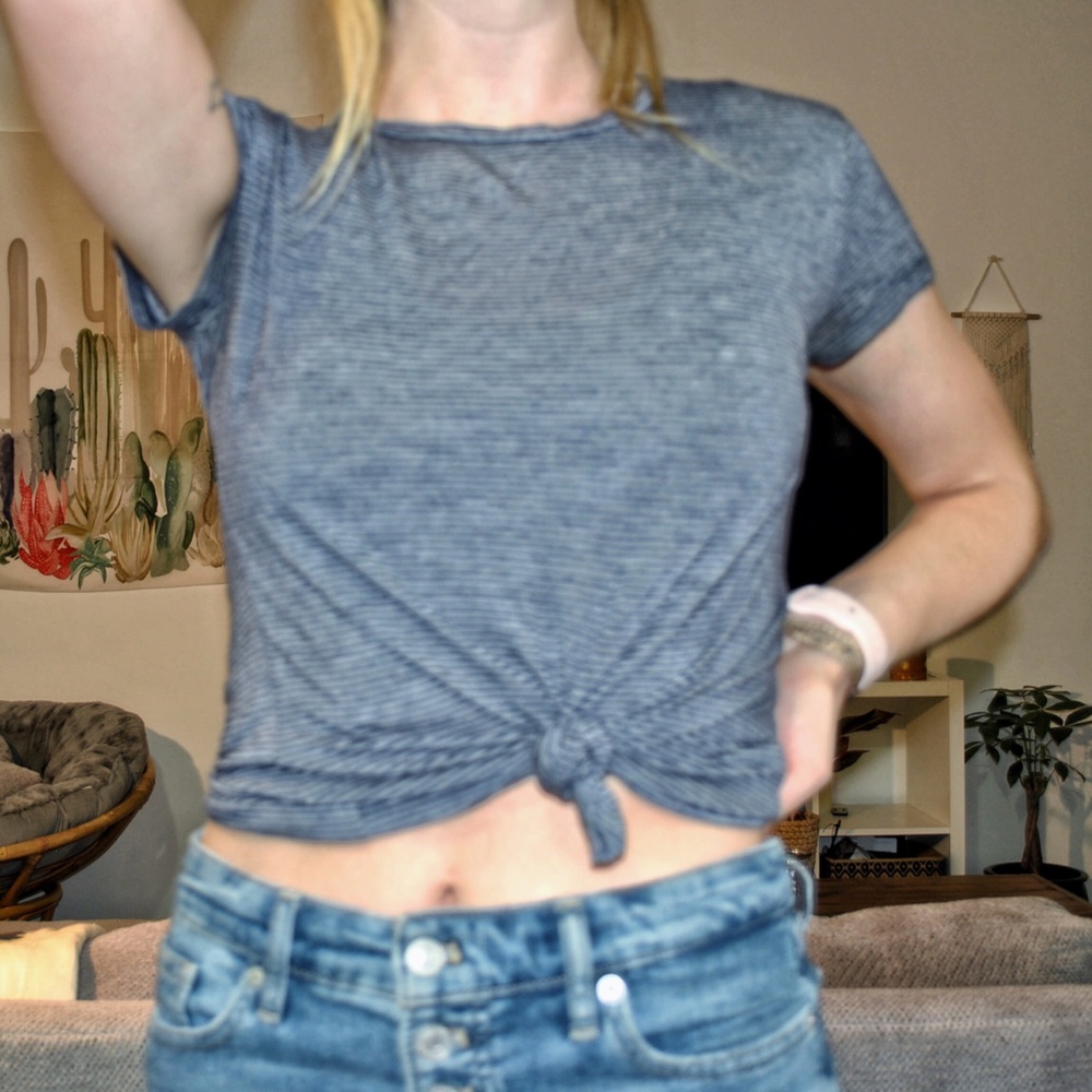 Zara Striped Jersey Tee